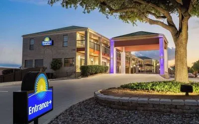 Hotel exterior at Days Inn By Wyndham San Antonio Near Fiesta Park.