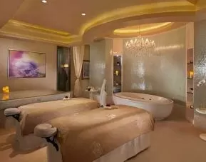 Beautiful and relaxing spa area at the Waldorf Astoria Dubai Palm Jumeirah.