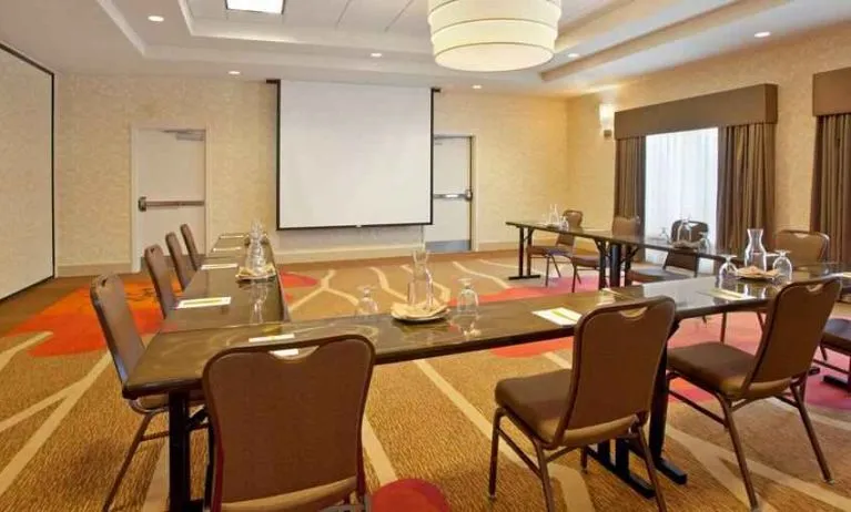 Meeting room suitable for any business appointment at the Hilton Garden Inn Fort Collins.
