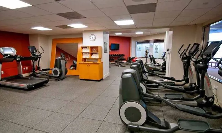 Well-equipped fitness center for all your fitness needs at DoubleTree by Hilton Los Angeles Downtown.