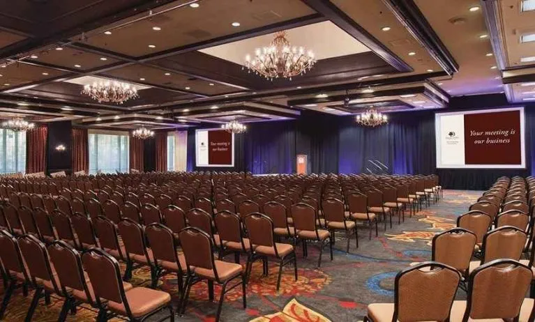 large conference room ideal for conferences and business meetings at DoubleTree by Hilton Hotel Sacramento.