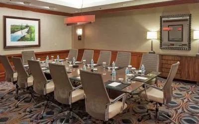Meeting room perfect for every business need at the Hilton Omaha.
