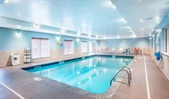 Relaxing swimming pool at the Hilton Garden Inn Minneapolis Airport Mall of America.