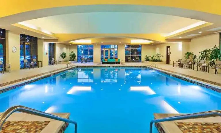 Indoor swimming pool at the Embassy Suites by Hilton Nashville SE Murfreesboro.