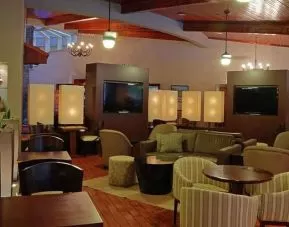 comfortable lobby and coworking space at DoubleTree by Hilton Hotel Cariari San Jose - Costa Rica.