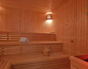 relaxing sauna available at Hilton Garden Inn Mardin.
