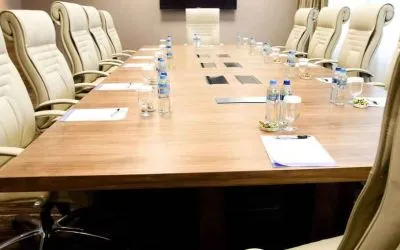 Meeting room at the Hilton Garden Inn Krakow.