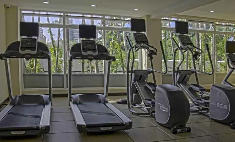 well equipped fitness center at Hilton Garden Inn Guatemala City.