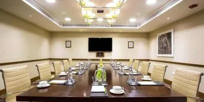 professional meeting room for all business meetings at Hilton Garden Inn Trivandrum.