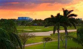 Golf fields at the Sheraton Miami Airport Hotel.