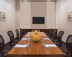 Meeting room at the DoubleTree by Hilton Gurugram Baani Square.