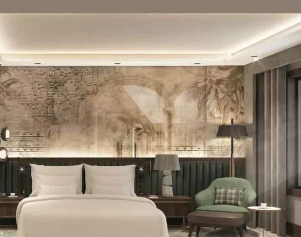 Elegant hotel room at the DoubleTree by Hilton Yuksekova.