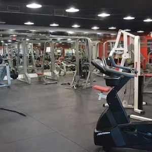 Fully equipped fitness center at New Point Miami.