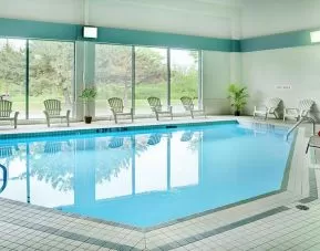 Indoor pool at Travelodge Ottawa East.