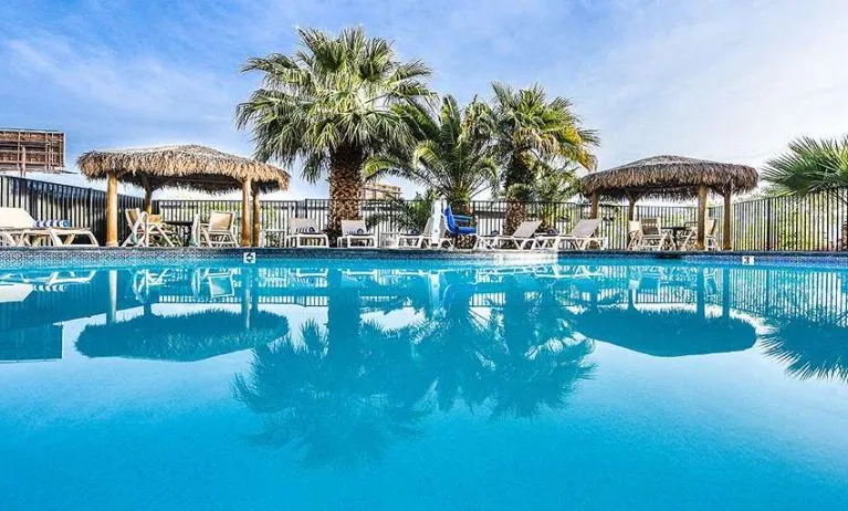 Outdoor pool at Best Western McCarran Inn.