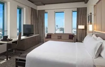 Day use room with natural light at H Hotel Los Angeles, Curio Collection By Hilton.