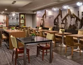 Hotel bar at Houston Marriott South At Hobby Airport.