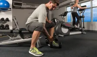 Well equipped fitness center at Hotel Clique Calgary Airport.