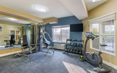 Fitness center available at Best Western Plus Mountain View Auburn Inn.