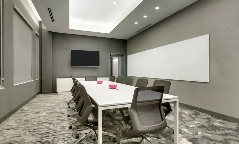 Professional meeting room at The Rose Hotel Chicago O’Hare, Tapestry Collection By Hilton.