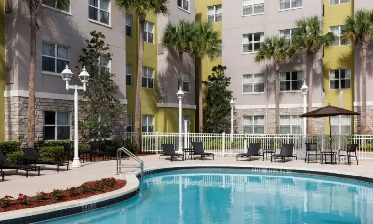 Refreshing outdoor pool at Residence Inn Fort Lauderdale Airport & Cruise Port.