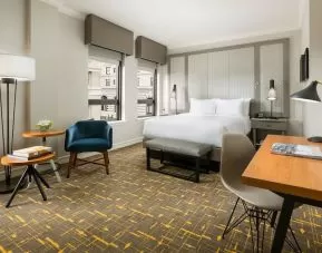 Delux king room with work station at Stanford Court San Francisco.