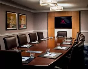 Professional meeting room at Boston Marriott Newton.