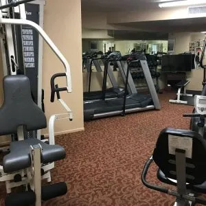 Fitness center at The Pacific Inn.