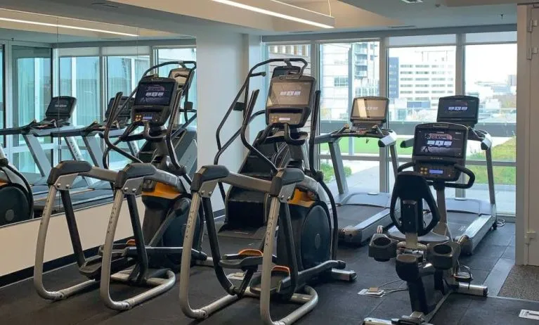 Fitness center available at Hotel Chauncey.