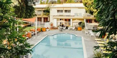 Refreshing outdoor pool at Wild Palms Hotel.