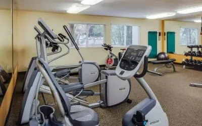 Fitness facility available at Wild Palms Hotel.