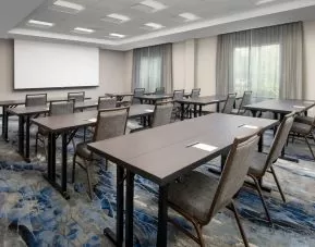 Professional meeting room at Fairfield Inn & Suites by Marriott Baltimore BWI Airport.
