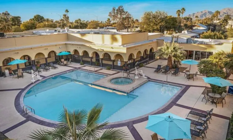 Refreshing outdoor pool at La Quinta Inn & Suites Tucson Reid Park.