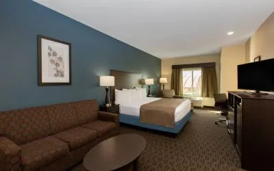 Spacious day use room at AmericInn By Wyndham Sioux Falls North.