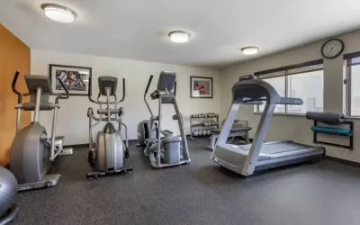 Fitness center available at Comfort Inn & Suites Albuquerque Downtown.