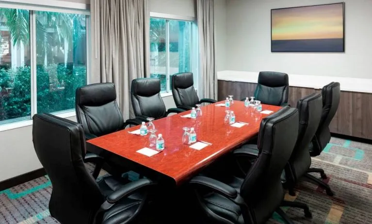 Meeting room at Fairfield Inn By Marriott Santa Clarita Valencia.
