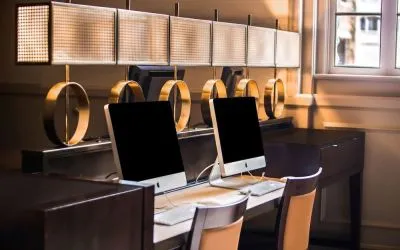 Dedicated business center at Hilton Baton Rouge Capitol Center.