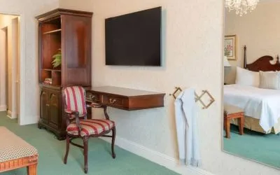 Day use room with living area at The Bristol Hotel.
