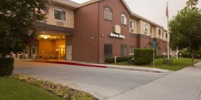 Hotel exterior at The Bristol Hotel.
