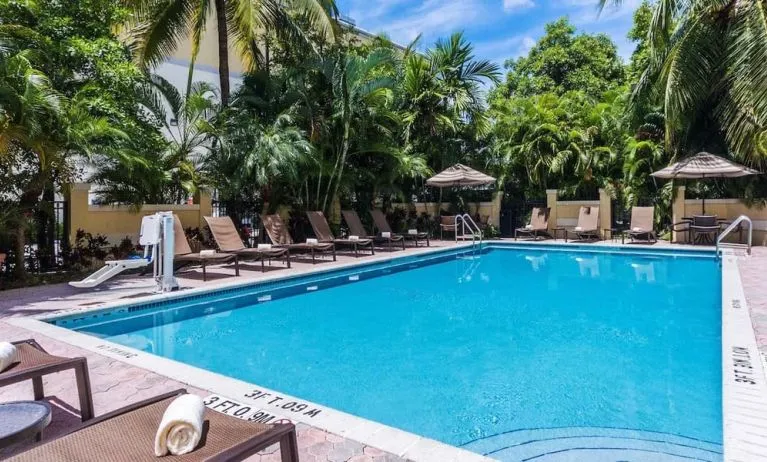 Refreshing outdoor pool at Hyatt Place Fort Lauderdale Cruise Port.