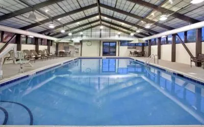 Refreshing indoor pool at Hyatt Place Chicago, Lombard / Oak Brook.