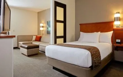 Day use room with living area at Hyatt Place Chicago, Lombard / Oak Brook.