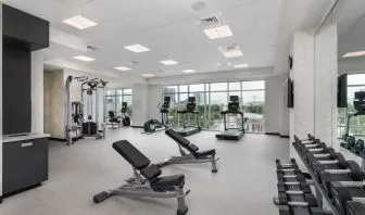 Spacious fitness center at TownePlace Suites Nashville Midtown.