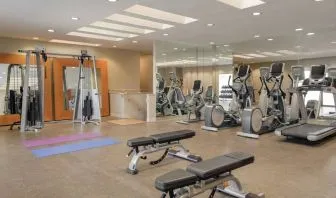 Well equipped fitness center at Hilton Scottsdale Resort & Villas.