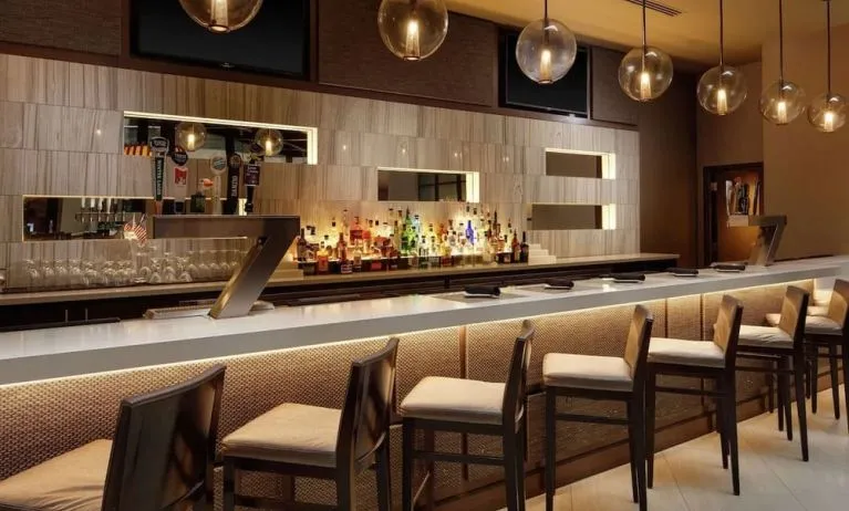 Hotel bar at Embassy Suites By Hilton, Crystal City National Airport.