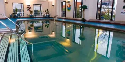 Indoor heated pool at Hilton Minneapolis.