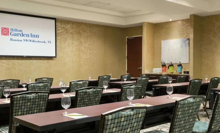 Professional meeting room at Hilton Garden Inn Houston NW/Willowbrook.