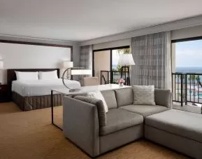 Spacious king room at Sonesta Redondo Beach & Marina.