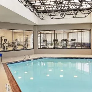 Relaxing pool area at Sonesta Atlanta Northwest Galleria.
