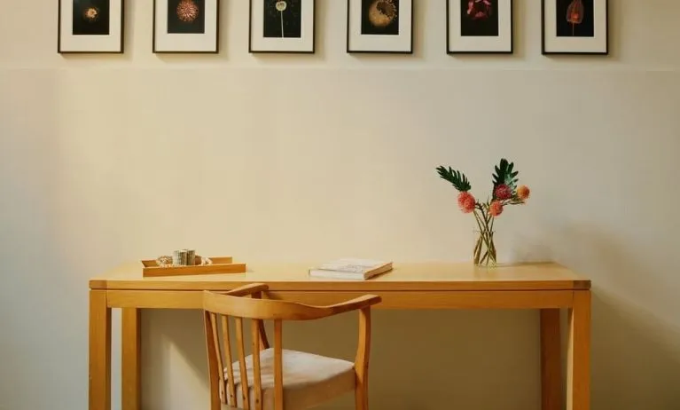 Work space at Wilmina Hotel.